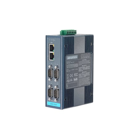 Advantech 4-Port Rs-422/485 Serial Device Server - Isolation, Wide Temperature EKI-1524CI-CE